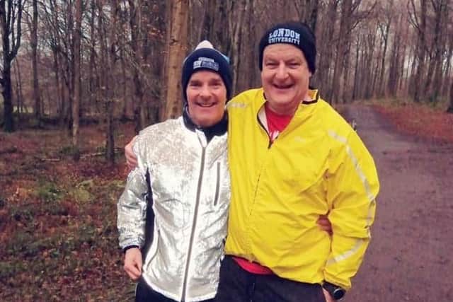 Michael McKeown & Colin Connolly at Garvagh Forest Parkrun