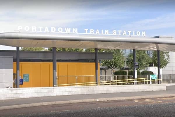 Portadown Train Station. Photo courtesy of Google.