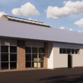 An artist's impression of the new Islandmagee Primary School