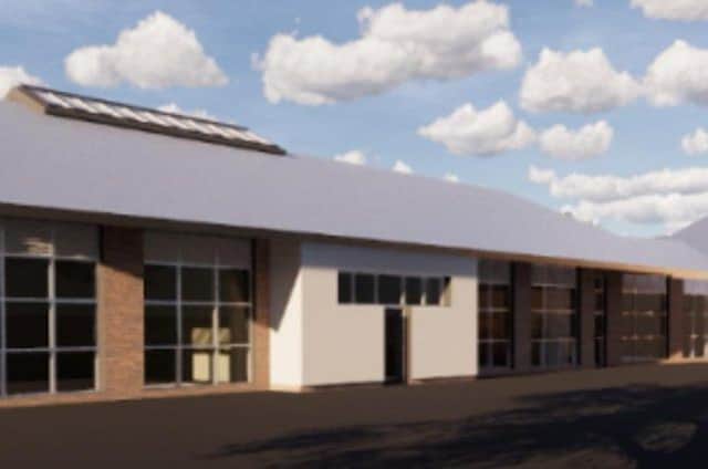An artist's impression of the new Islandmagee Primary School