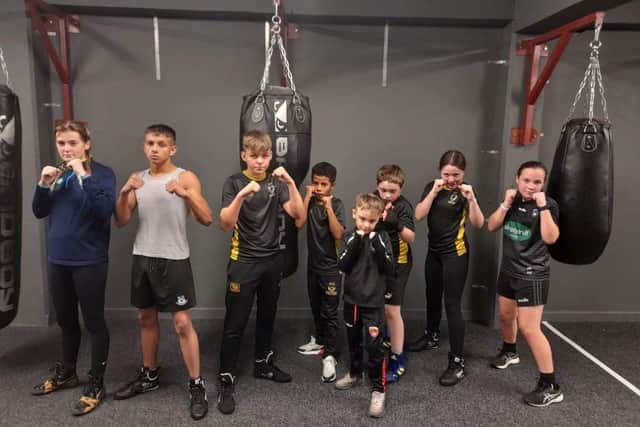 Young boxers from Portadown Community Boxing Club.
