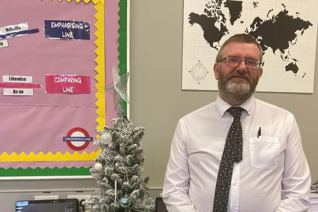 Philip Leckey retired from teaching in December.