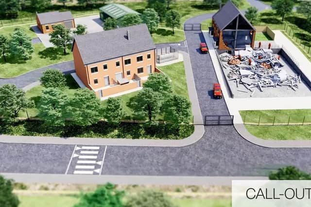 Proposed call out village at the NIFRS Learning and Training Centre, Cookstown.