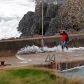 The yellow weather warning for wind is in place for Sunday. Picture Steven McAuley/McAuley Multimedia