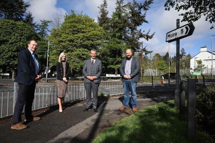 Welcome for Waringstown Improvement Scheme by the DUP