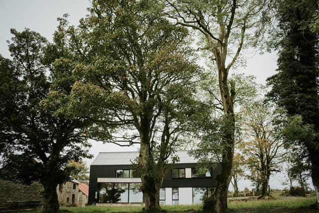 ‘House in the Glebe’, designed by Ballymena-based architects Marshall McCann, is one of nine buildings shortlisted for the Royal Society of Ulster Architects (RSUA) Design Awards.