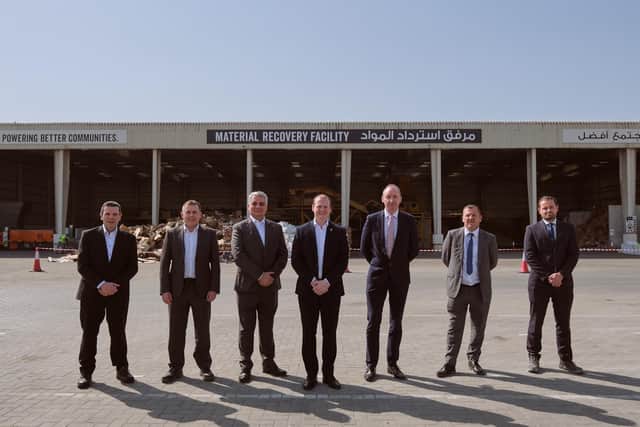 Kiverco’s Global Sales Manager, Con Gallagher and Export Sales Manager, Gabriel O’Keefe were delighted to join their customer Dulsco to greet Mr. Gordon Lyons MLA, Department for the Economy NI and his ministerial party to announce Dulsco’s latest waste recovery plant, located at Ras Al Khor.