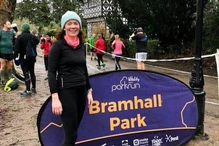 Leanne Quigley at Bramhall Parkrun