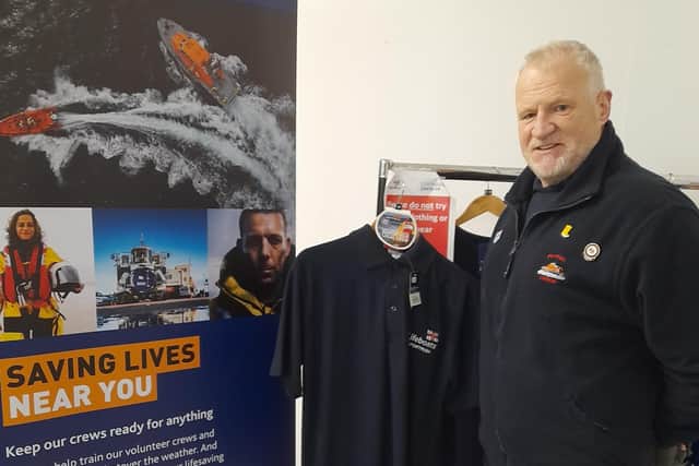 John Martin is the chair of the Portrush RNLI Fundraising Branch and the Shop Manager