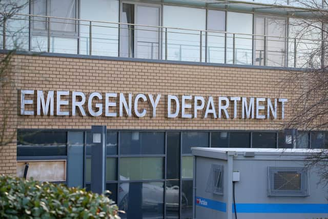 The Emergency Department at Antrim Area Hospital. 

Picture by Jonathan Porter/PressEye