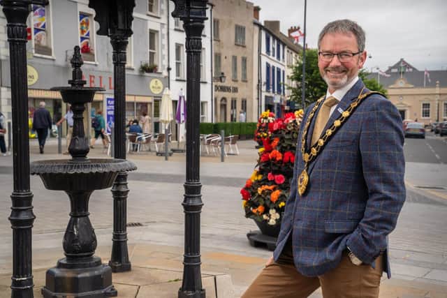 Mayor of Mid and East Antrim, Councillor William McCaughey.