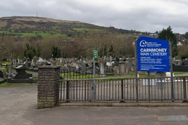 Carnmoney Cemetery, Newtownabbey. Pic Google