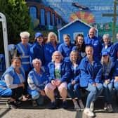 A team from Via WIngs who helfd a charity walk last year