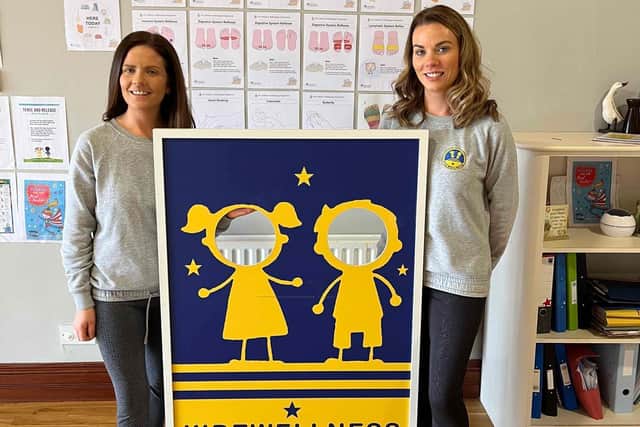 County Tyrone sisters, Sabrina Mullin and Emear Colton have launched an innovative new business, Kidz Wellness, aimed at improving the mental health and wellbeing of children, through a range of practices including play, mindfulness and reflexology.