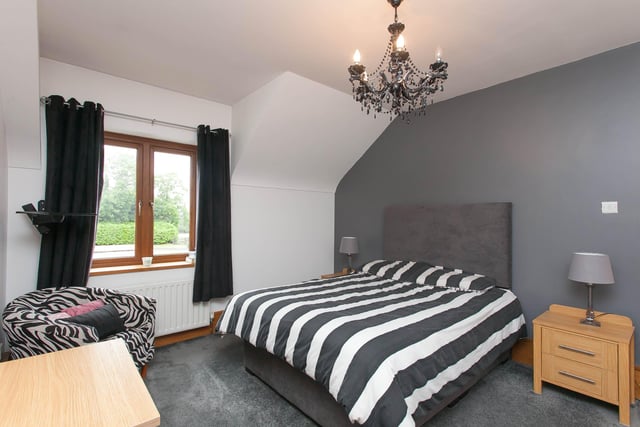 One of the double bedrooms in this fabulous home.