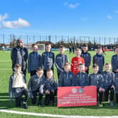 Ben set off from Greenisland Football Club on March 5 accompanied by his 2011 teammates, who have raised 3,300 meals towards Ben’s overall 50,000 meal target.