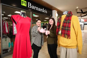 Pictured l-r Paula Flood, Area Business Manager at Barnardo’s Northern Ireland and Sophie Young, Store Manager at Barnardo’s Northern Ireland Lisburn store