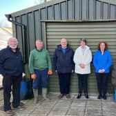 Members of Donaghmore Horticultural Club who have been awarded a £2,312 grant from The National Lottery Community Fund’s Together for Our Planet programme, to deliver workshops on water conservation and solar power to primary school children and install a water feature in the town centre and water butts throughout the town to utilise collected rainwater.