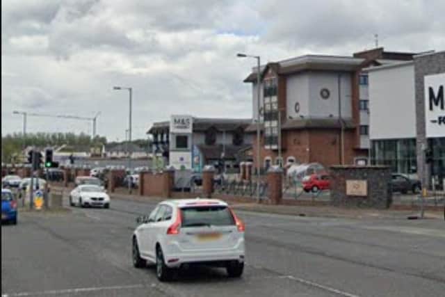 Belfast Road, Carrickfergus. Pic Google