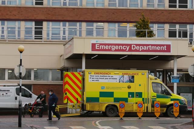 Press Eye - Belfast - Northern Ireland - 11th January 2021Photo by Jonathan Porter / Press EyeGeneral view of Craigavon Area Hospital, Co. Armagh, which in the last number of days has seen a sharp increase in the number of inpatients due to the COVID-19 pandemic.