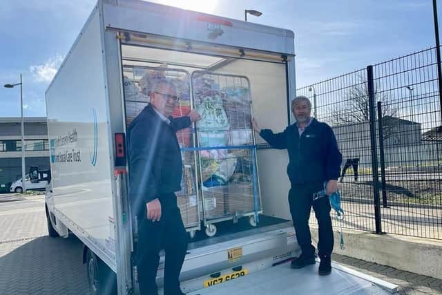 Transport staff also volunteered to help and such was the volume of the donations, an additional lorry was required to bring all the donations to the drop off point in Belfast before their onward journey to those most in need at the Ukrainian border