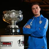 Coleraine striker Matthew Shevlin is appearing in his third League Cup final