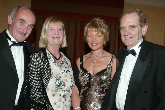 Pictured at  Cookstown Vintners Association Dinner in 2007 were Tom and Glynnis Jebb and Norman and Arlene Wilson.