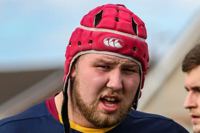 Banbridge Club Academy leading try-scorer Robbie Mathers