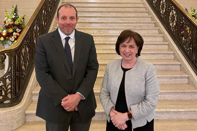 Diane Dodds MLA has welcomed the new Lagan Valley DUP MLA Paul Rankin to the Northern Ireland Assembly