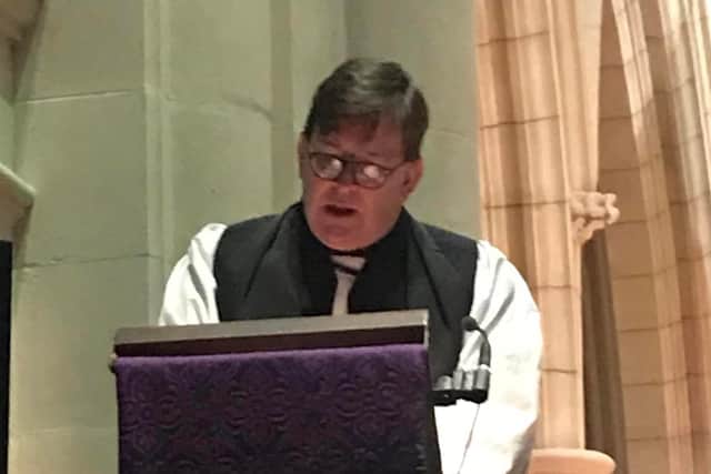 Andrew Forster (Church of Ireland Bishop of Derry and Raphoe) who gave the Sermon address.