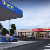 Proposals for a £2m Eurospar in Gilford, Co Down.