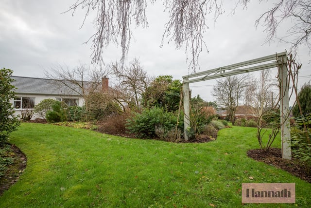 The property has a delightful mature garden.