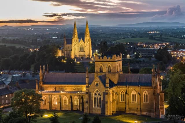 The two Cathedrals in Armagh City.