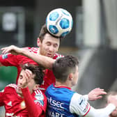 Howard Beverland has been a key player in Portadown's recent run of strong form. Pic by Pacemaker.
