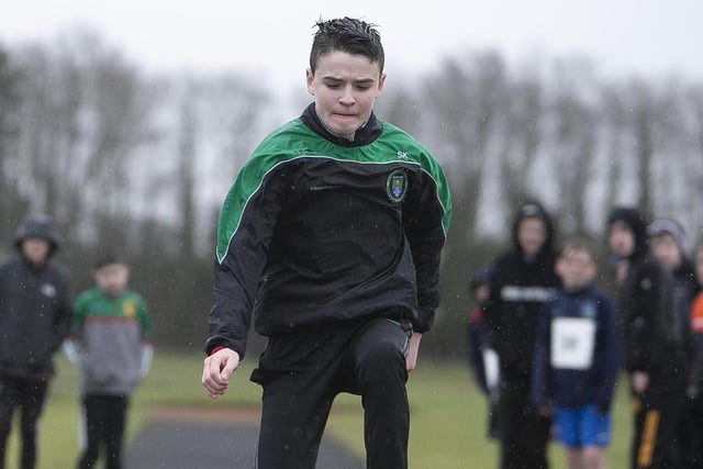 long jump competitor at the Mary Peters Games organised by Causeway Coast and Glens Borough Council