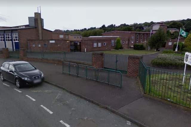 Larne High School. (Pic by Google).