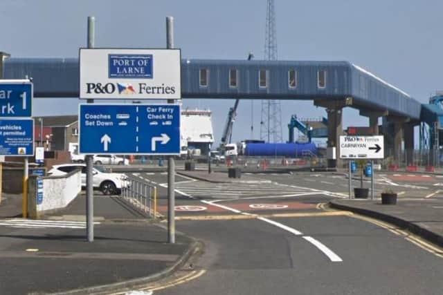 Port of Larne. (Pic by Google).