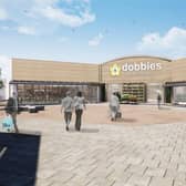 Artist Impression of Dobbies Store at The Junction, Antrim.
