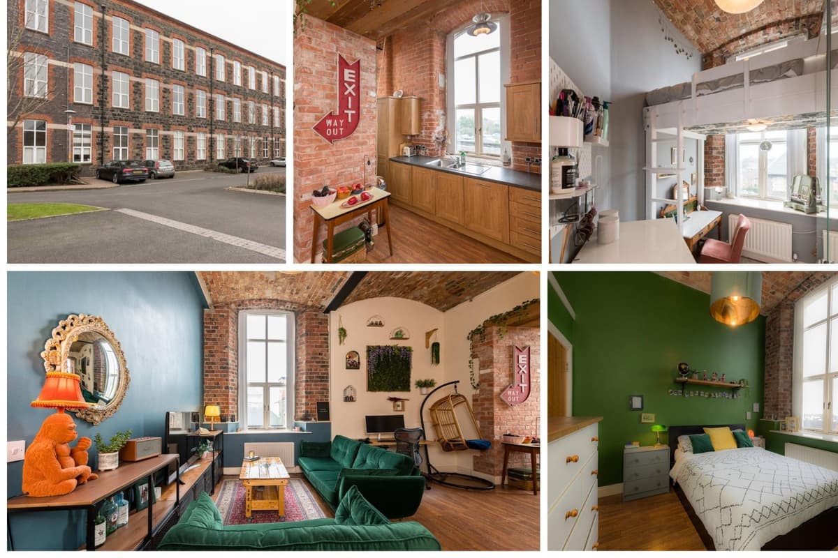 East Antrim property: unique two bedroom apartment in converted mill
