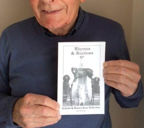 Author Jack McKinney with his latest publication.