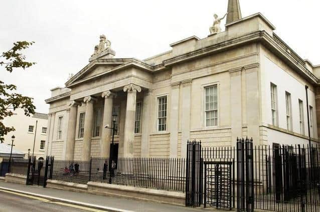 Magherafelt Magistrates Court sits at Bishop Street courhouse in Derry / Londonderry.