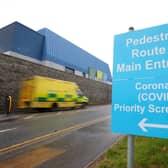 Press Eye - Belfast - Northern Ireland - 11th January 2021

Photo by Jonathan Porter / Press Eye


General view of Craigavon Area Hospital, Co. Armagh, which in the last number of days has seen a sharp increase in the number of inpatients due to the COVID-19 pandemic.