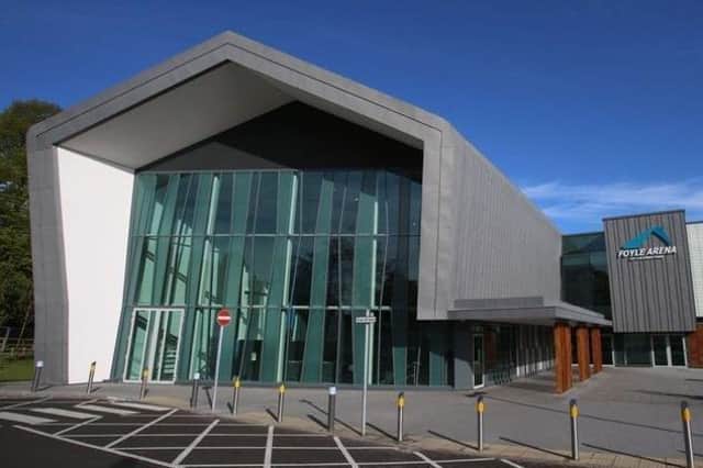 The gym and climbing wall at Foyle Arena are open, fitness classes are running and hall bookings are available on application.