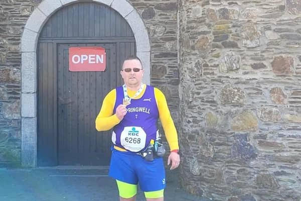 Aidan Mooney at the Wicklow Half Marathon