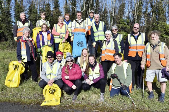 Mayor of Lisburn & Castlereagh City Council, Alderman Stephen Martin joined volunteers during the recent litterpick in Lisburn