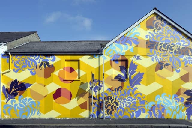 Rob Hilken's mural at Linenhall Street. Picture: Edward Byrne Photography