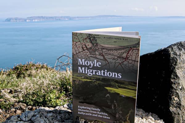 The ‘Moyle Migrations’ publication was created in collaboration by Causeway Coast and Glens Borough Council’s Museum Services and a group of community volunteers