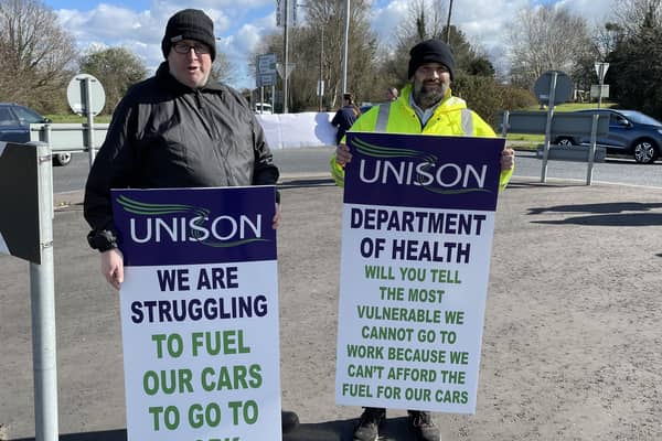 Unison members working in the Southern Health Trust are seeking fairer pay. The union met with management on Thursday at Craigavon Area Hospital.