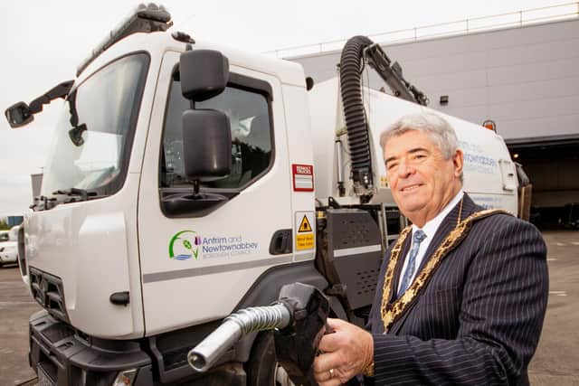 Council vehicles trialled low emission fuel