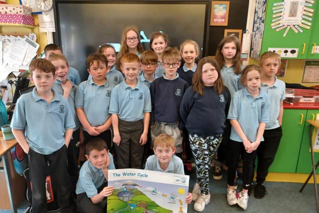 Kirkinriola PS pupils who took part in NI Water’s educational programme